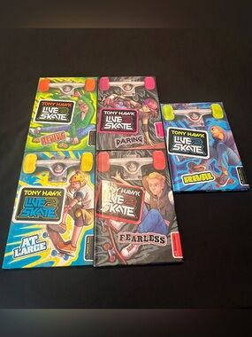 Tony Hawk Live 2 Skate Chapter Books Lot of 5 Kid Skateboard Fiction Series Set